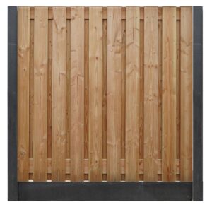 Standaard hout beton schutting