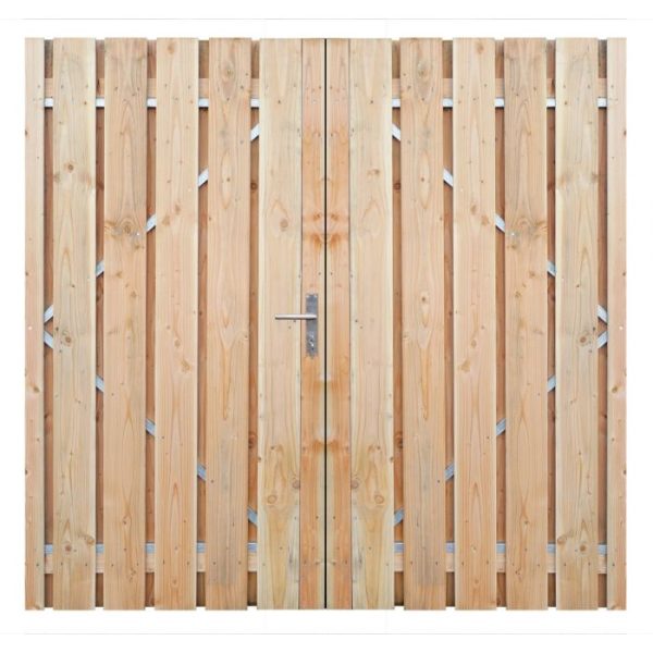 Douglas dubbele poort compleet - 220 x 195 cm
